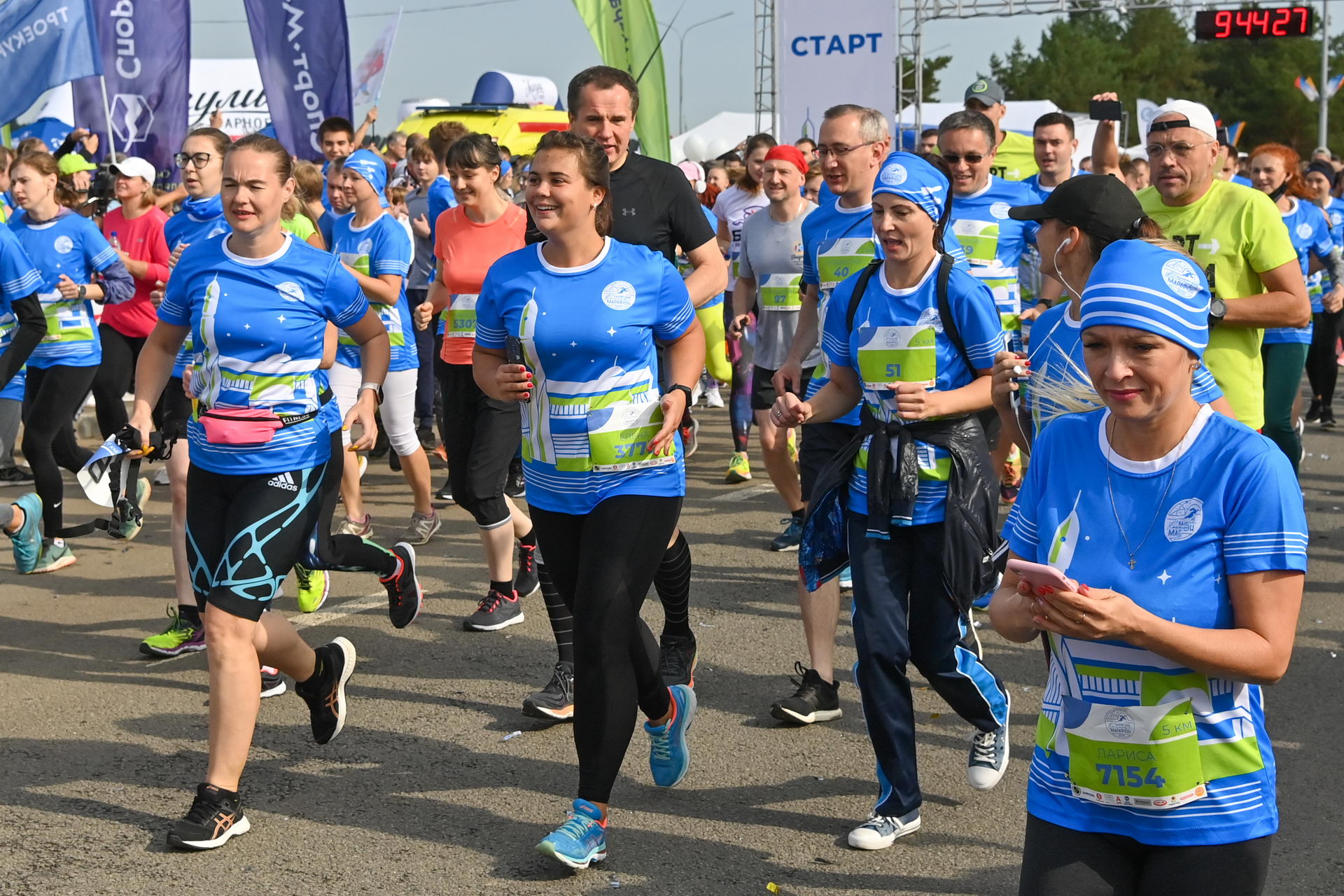 Шапша губернатор Калужской марафон